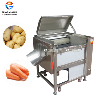 Machine automatique de Taro Peeling And Washing de carotte de manioc de machine d'épluchage de nourriture de brosse de rouleau